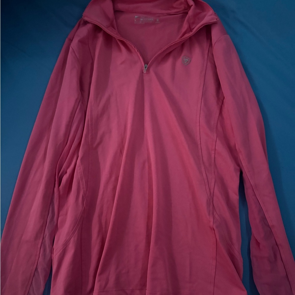 Ariat Tek Rose Quarter-Zip Top